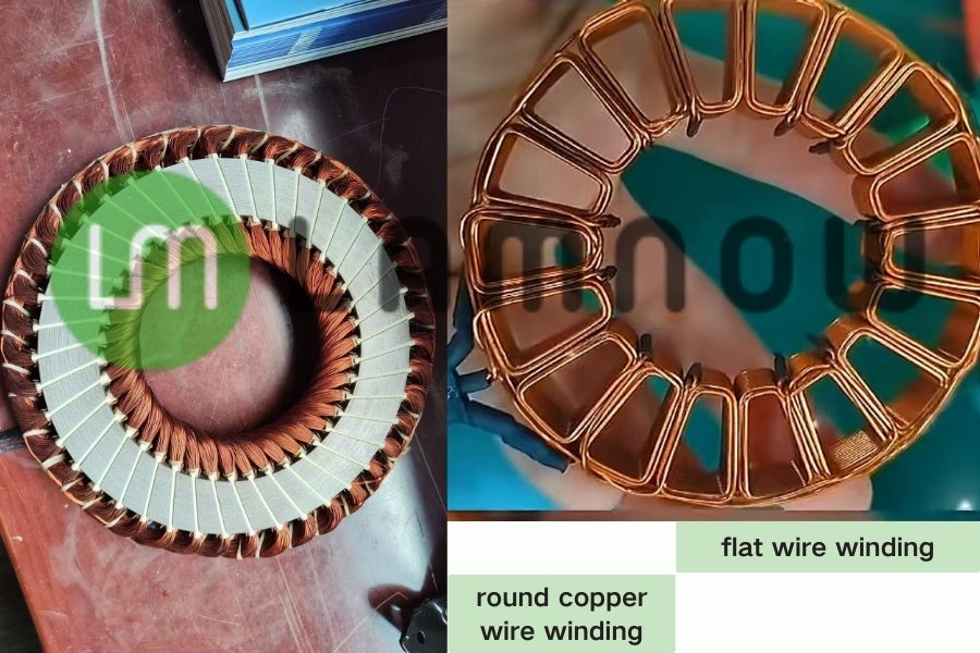 axial flux stator winding
