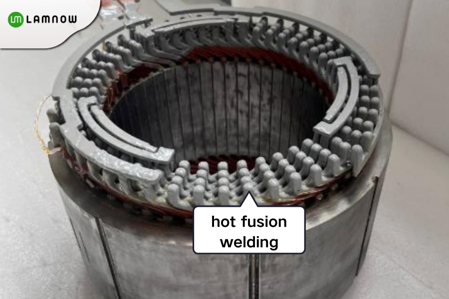 motor hair pin winding