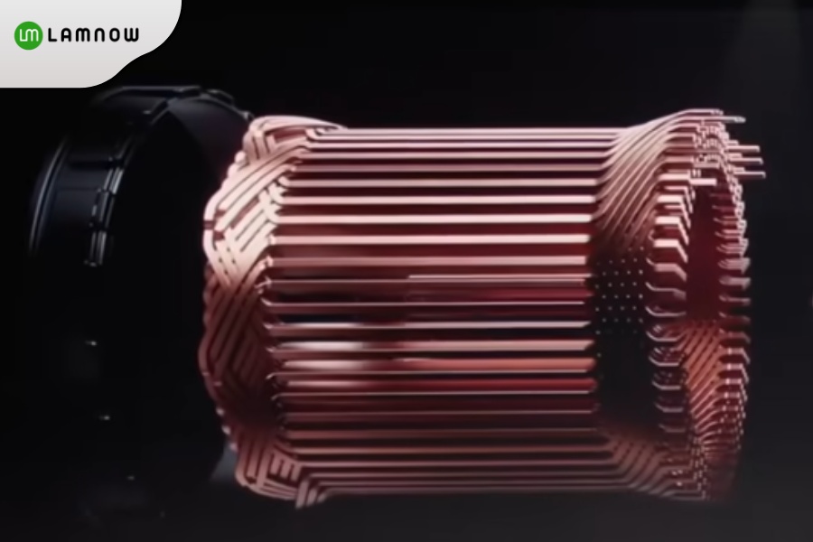 v8s flat wire winding