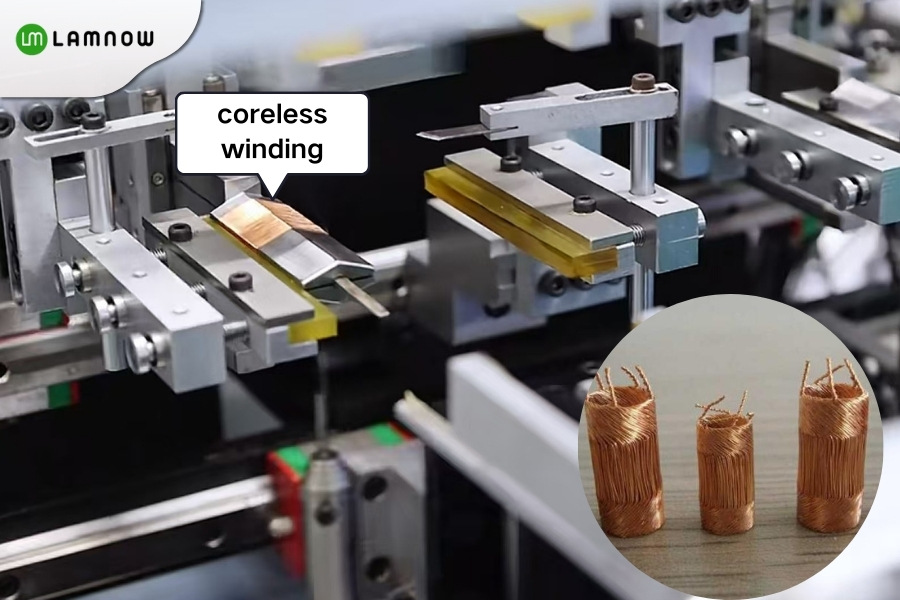 coreless DC motor winding