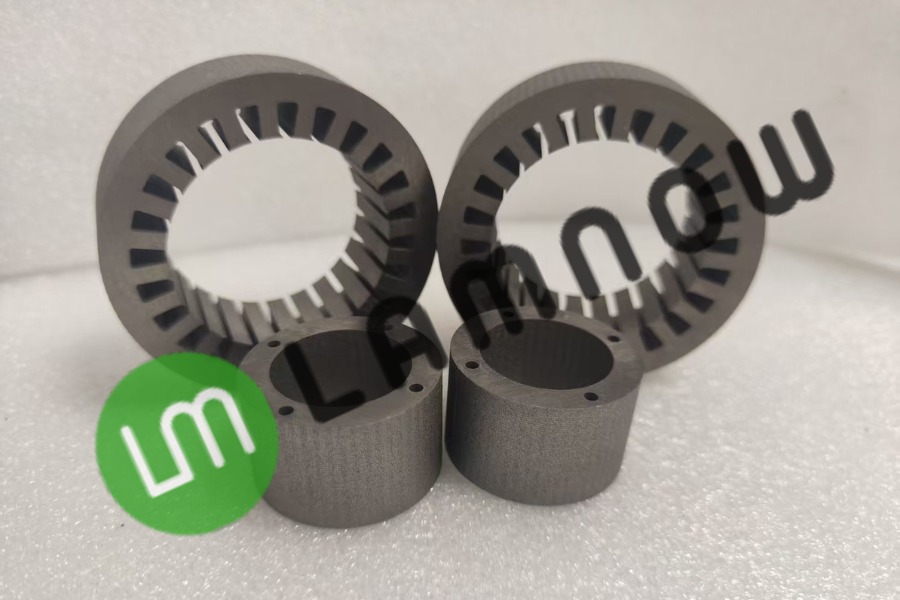 frameless torque motor stator and rotor