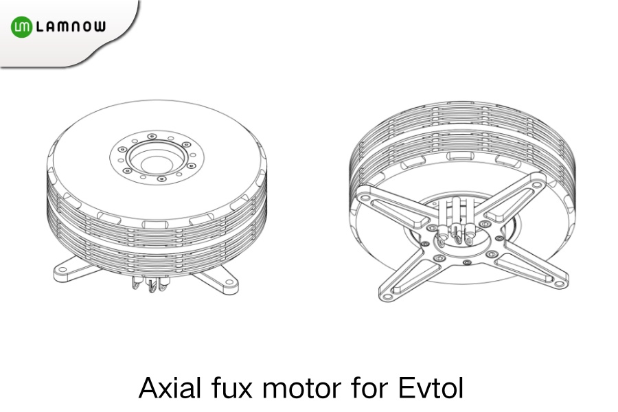 EVTOL axial flux motor