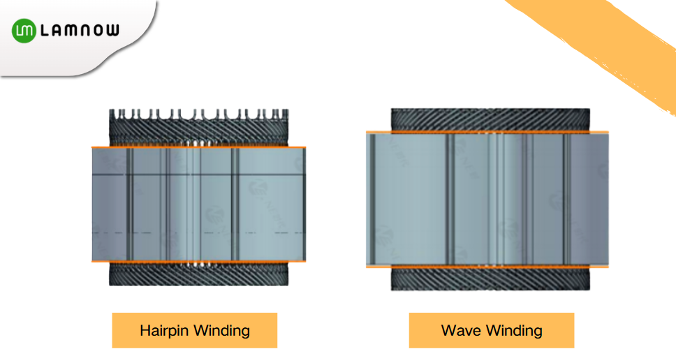 hairpin winding and w-win pinding