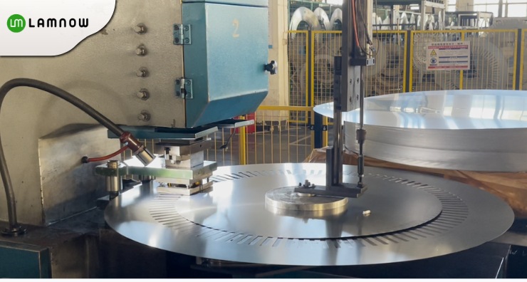 rotary notching lamination core