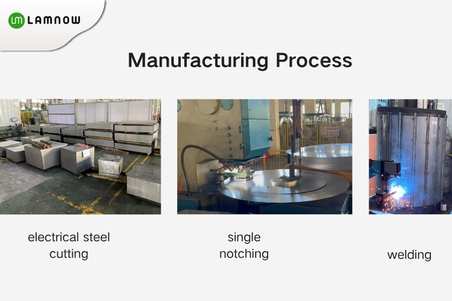 high voltage motor stator core manuafcturing