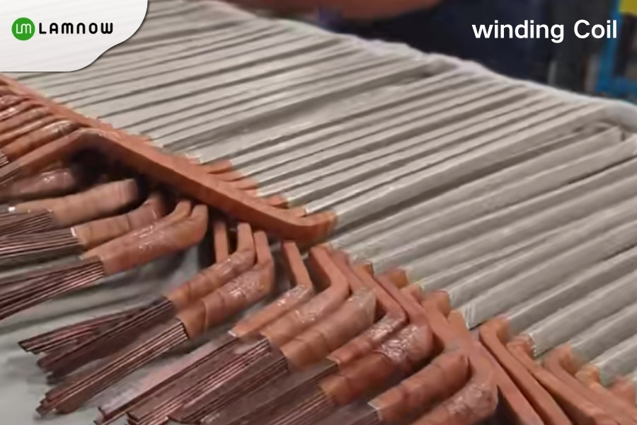 high voltage motor winding coil