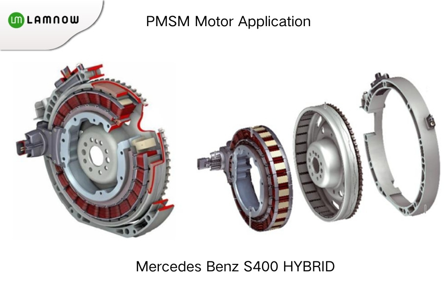 Mercedes Benz S400 PMSM structure