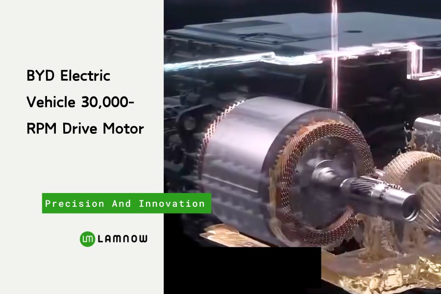 BYD Electric Vehicle 30,000-RPM Drive Motor