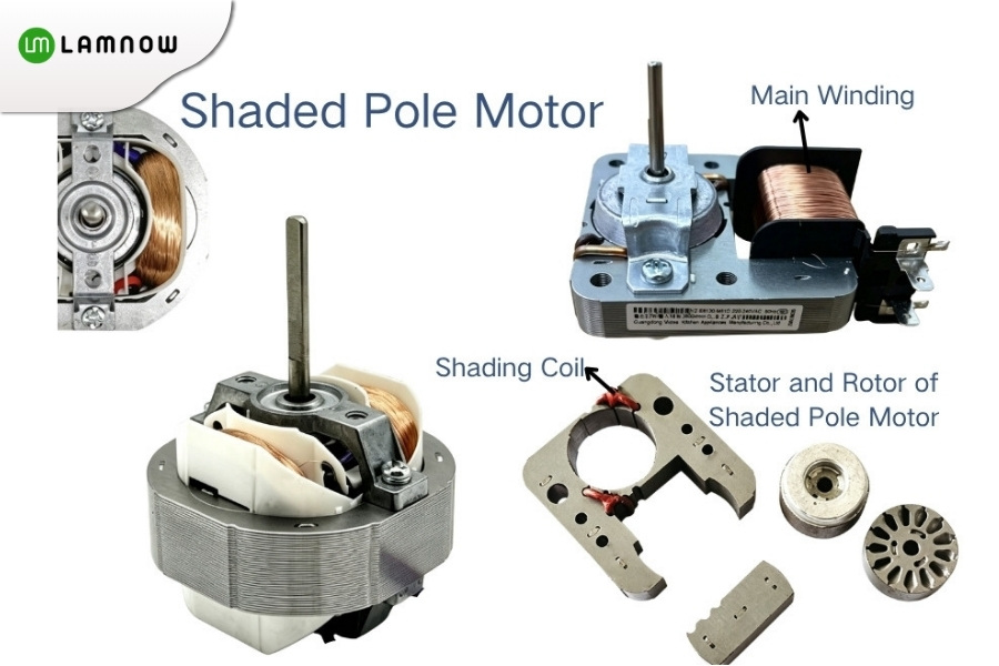 Structure of shaded pole motor